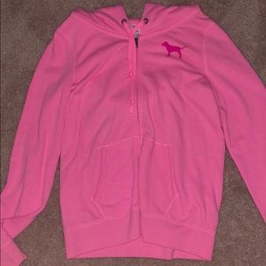 Victoria Secret Pink Zip Up Hoodie